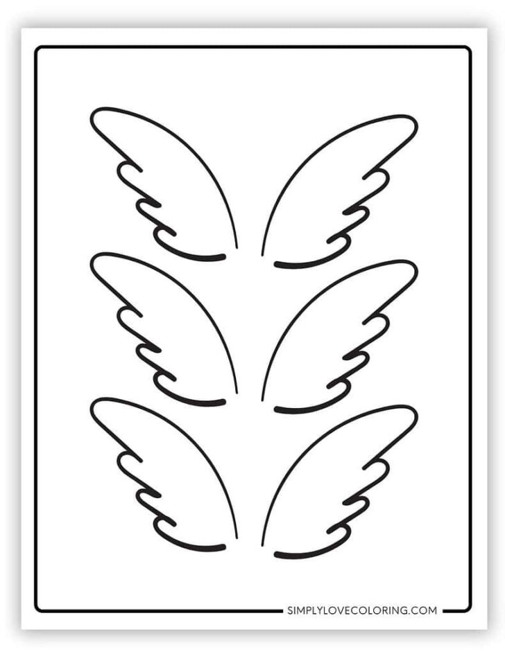 Angel Wings Printables Free