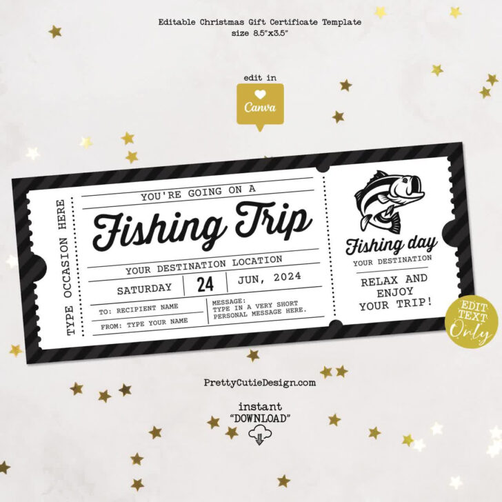 Free Fishing Certificate Templates