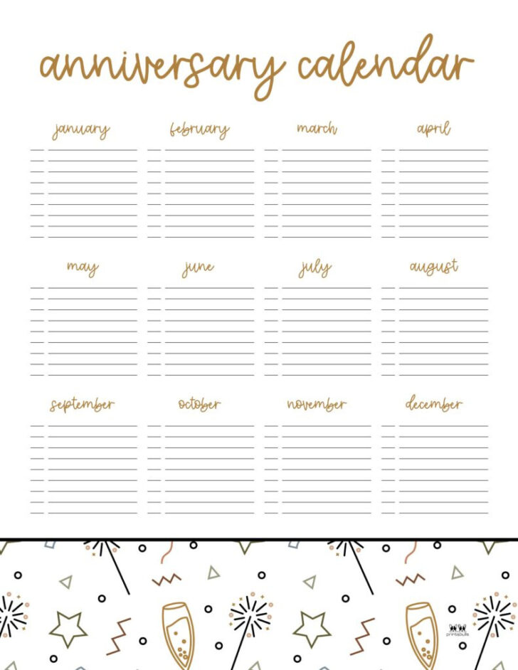 Free Anniversary Printables