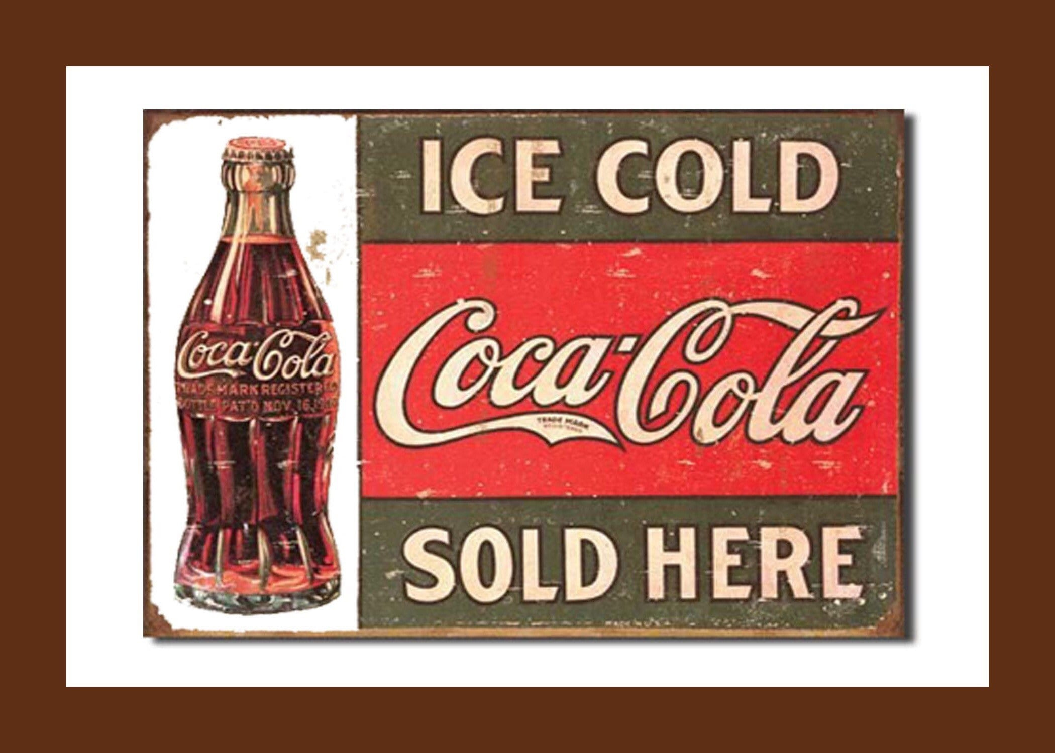 Antique Coke Signs - Etsy in Free Printable Vintage Coke Machine Signs