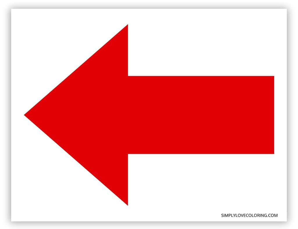 Arrow Signs (Free Pdf Printables) - Simply Love Coloring intended for Free Printable Arrows For Signs