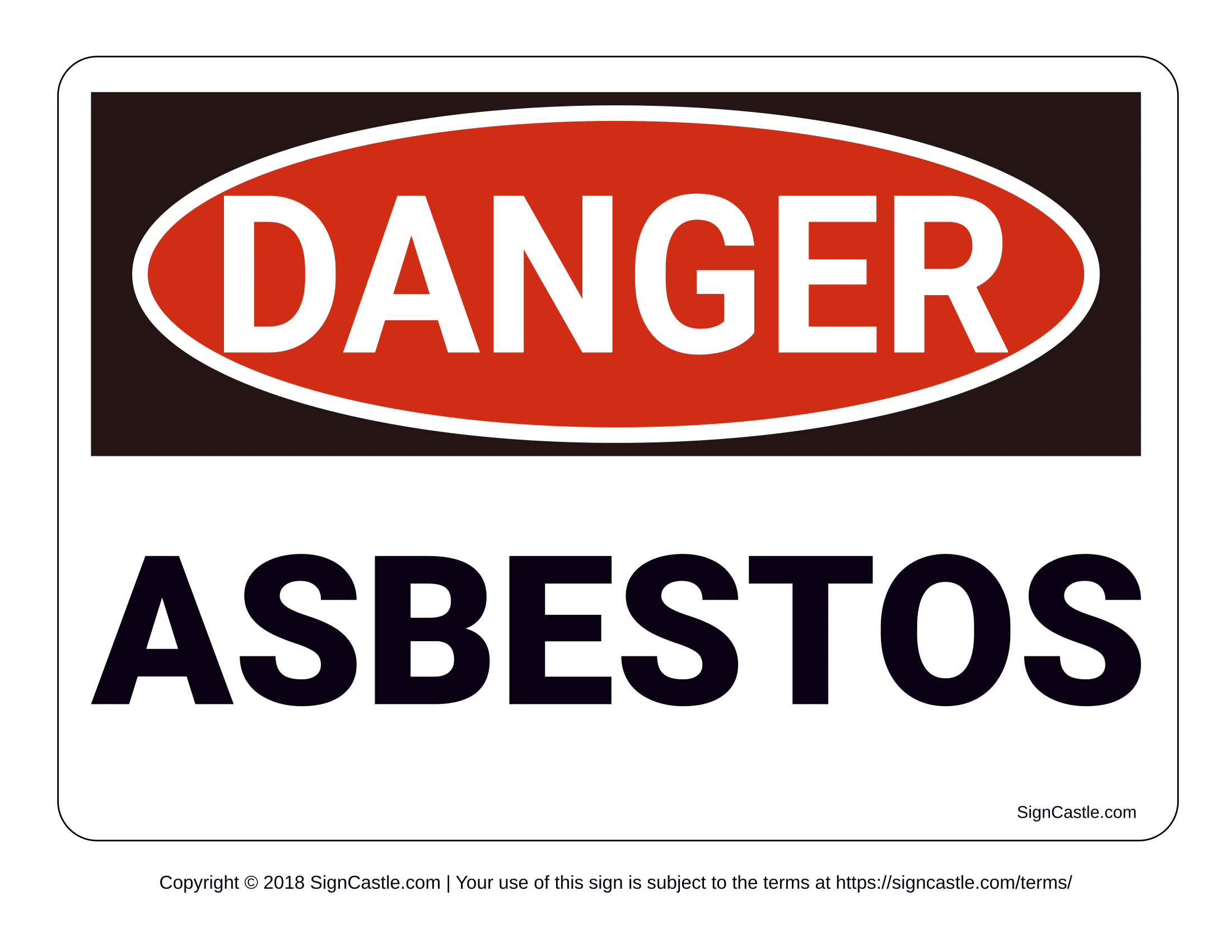 Asbestos Warning Signs | Poster Template throughout Free Printable Asbestos Warning Signs