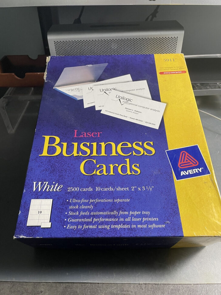Avery Free Business Card Templates 8371