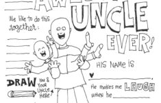 Awesome Uncle Coloring Page | Skip To My Lou regarding All About My Uncle Free Printable