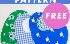 Baby Bib Pattern – Free Sewing Pattern In Four Sizes! – Coral + Co. in Free Printable Baby Bib Cross Stitch Patterns