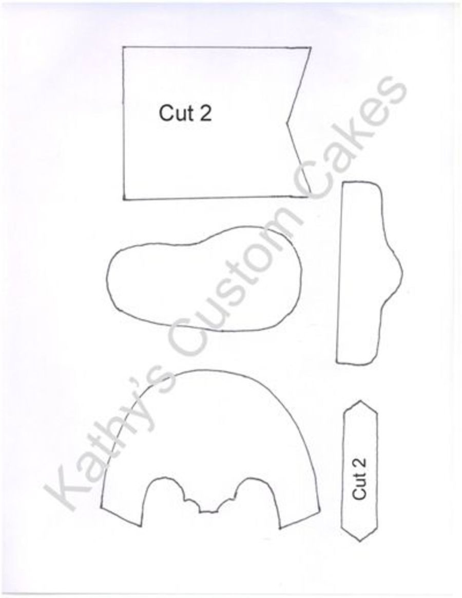 Baby Cowboy Boot Template - Cakecentral with regard to Cowboy Boot Template Free