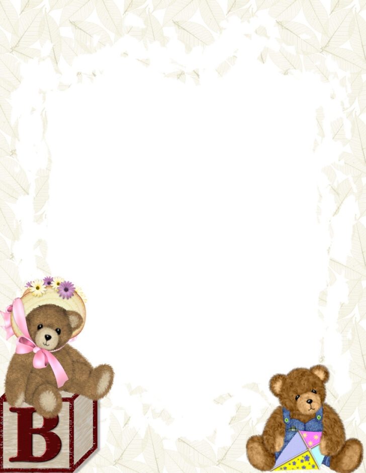 Free Printable Baby Stationery Paper