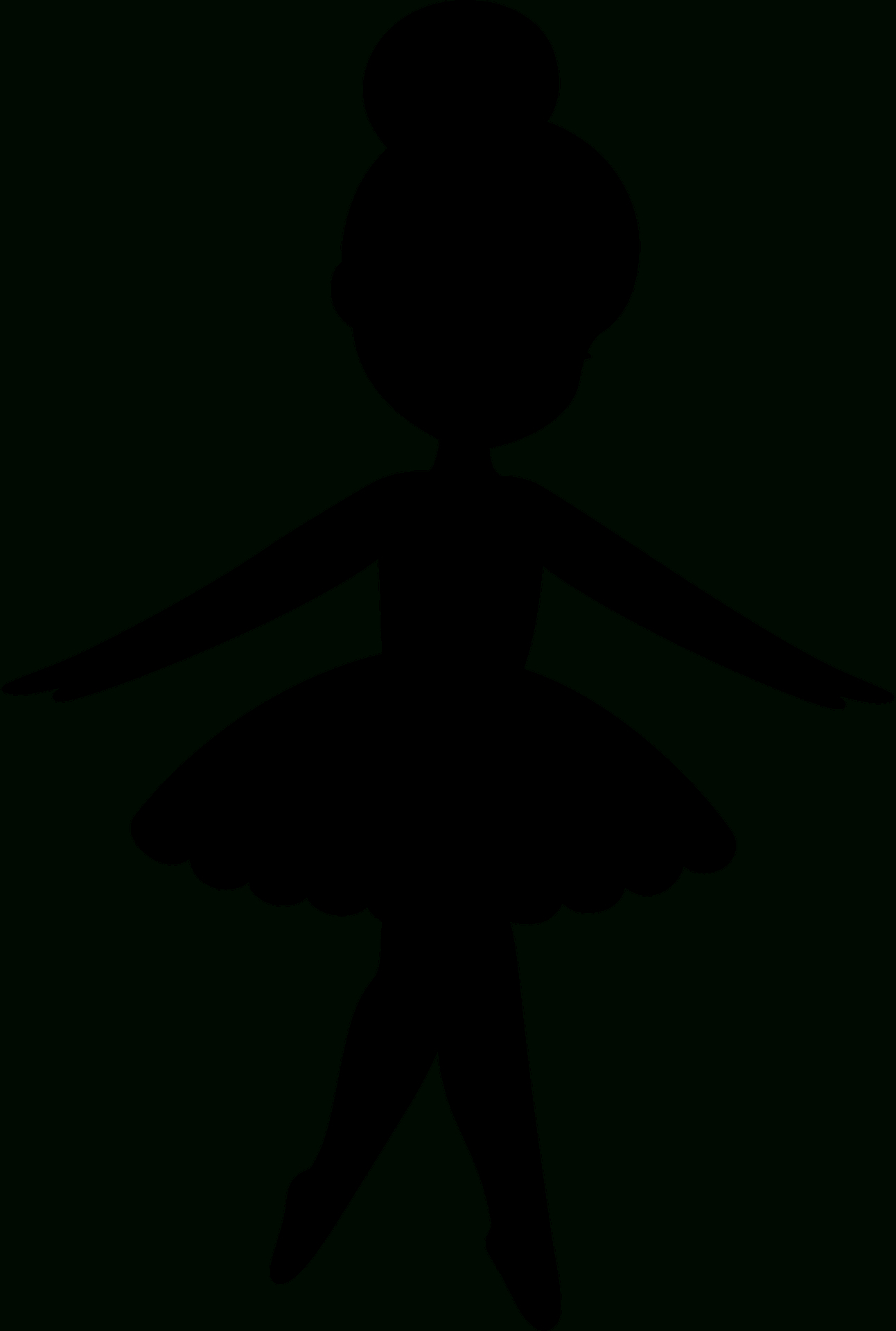 Ballerina - Free Vector Silhouettes On Creazilla within Free Printable Ballerina Silhouette Template