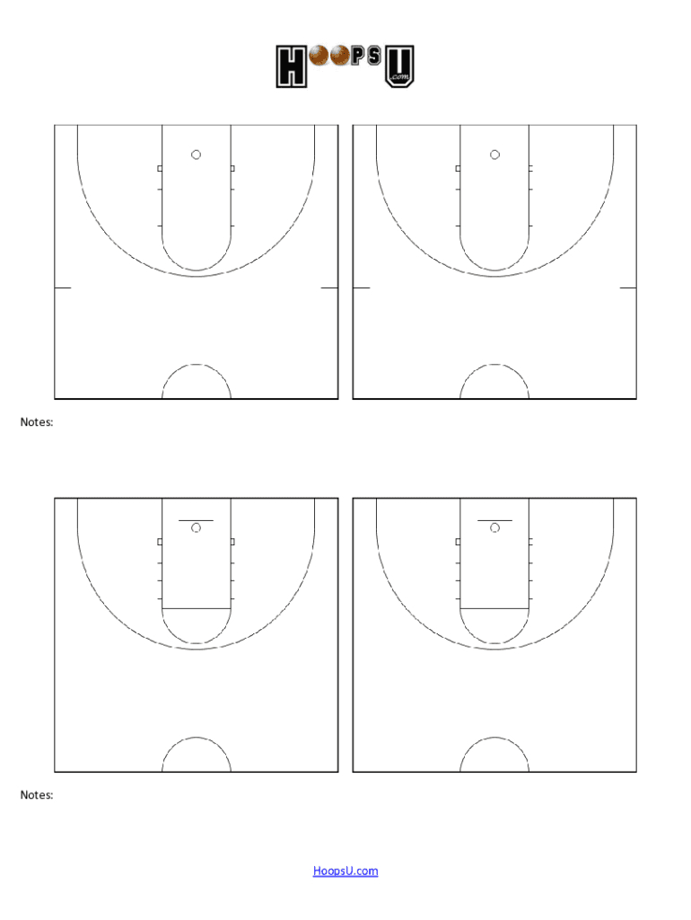 Basketball Court Diagrams Form - Fill Online, Printable, Fillable pertaining to Free Printable Basketball Court Diagrams