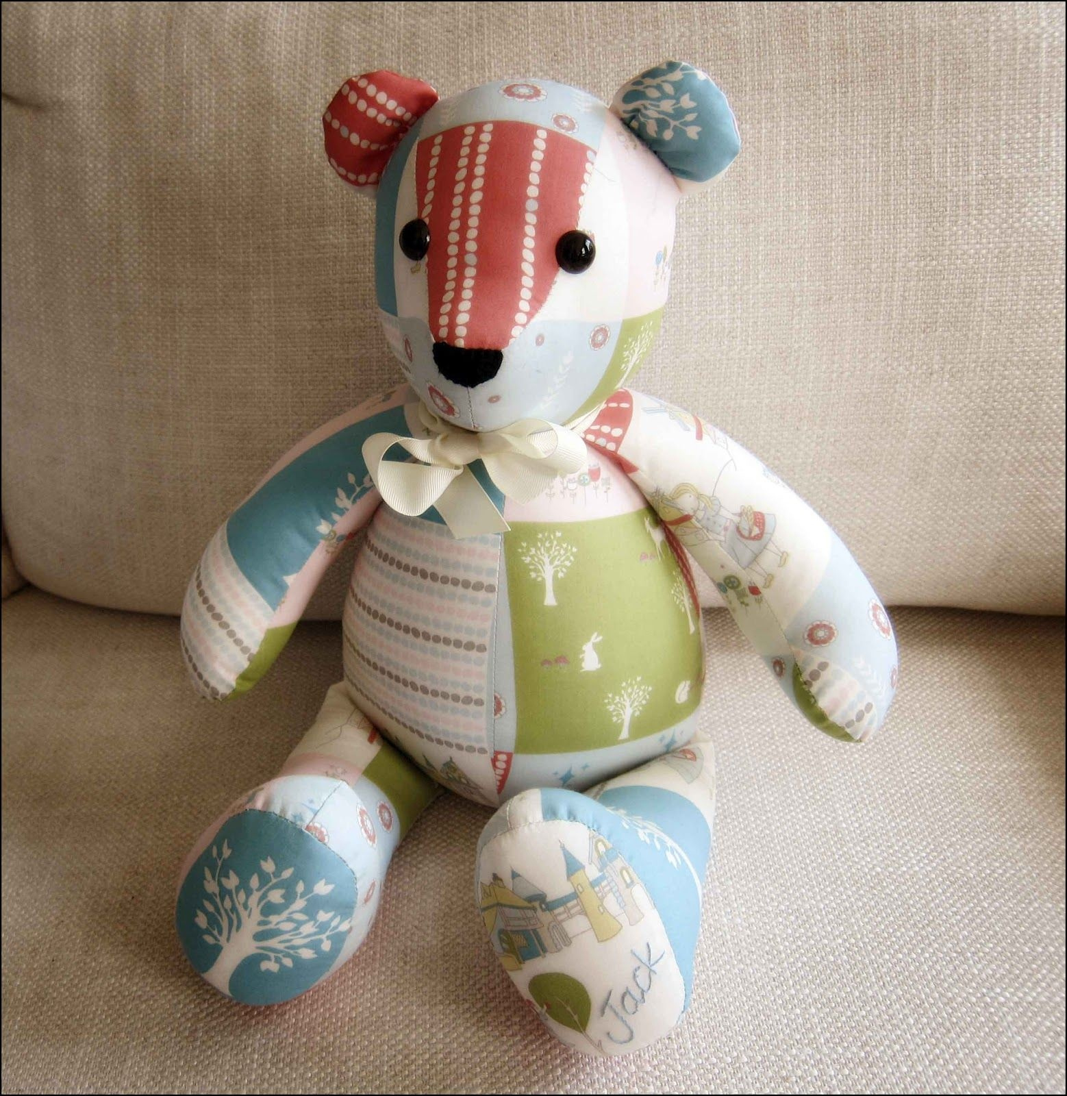 Beginner Memory Bear Sewing Pattern Free Printable - Printable in Memory Bear Sewing Pattern Free Printable