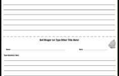 Bell Ringer Worksheets: Free Templates From Storyboard That with Free Printable Bell Ringer Worksheets