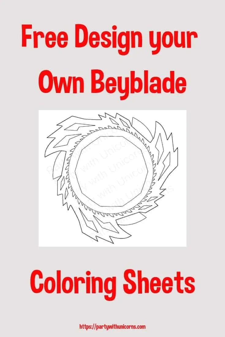 Beyblade Coloring Pages - Party With Unicorns intended for Free Beyblade Printables