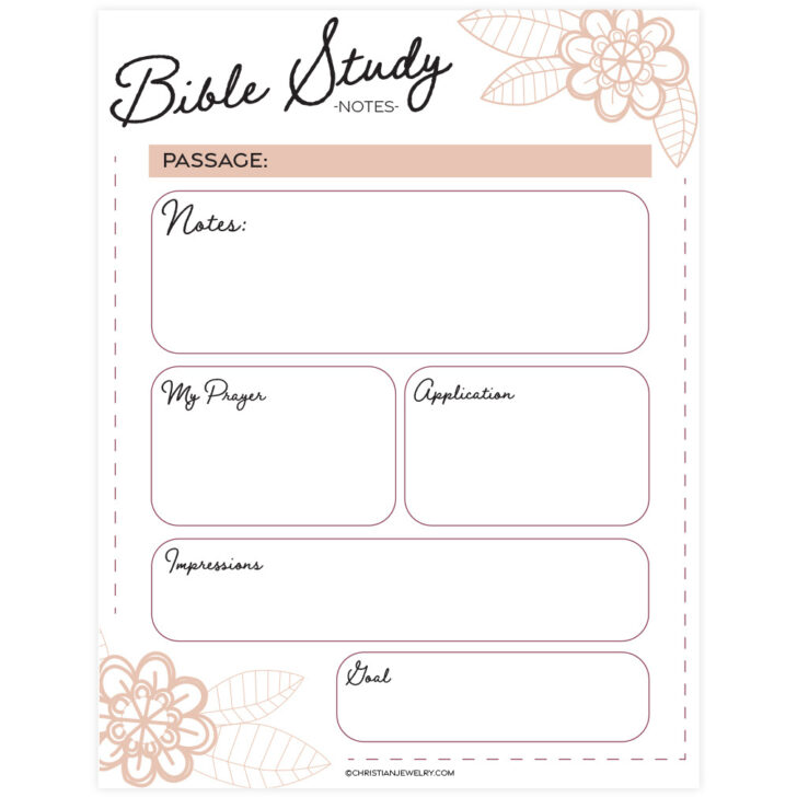 Free Christian Journal Printables