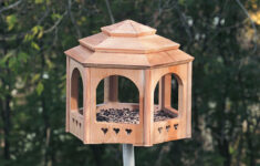 Bird Feeder Gazebo Plan You Can Build In A Day within Bird Feeder Patterns Free Printable