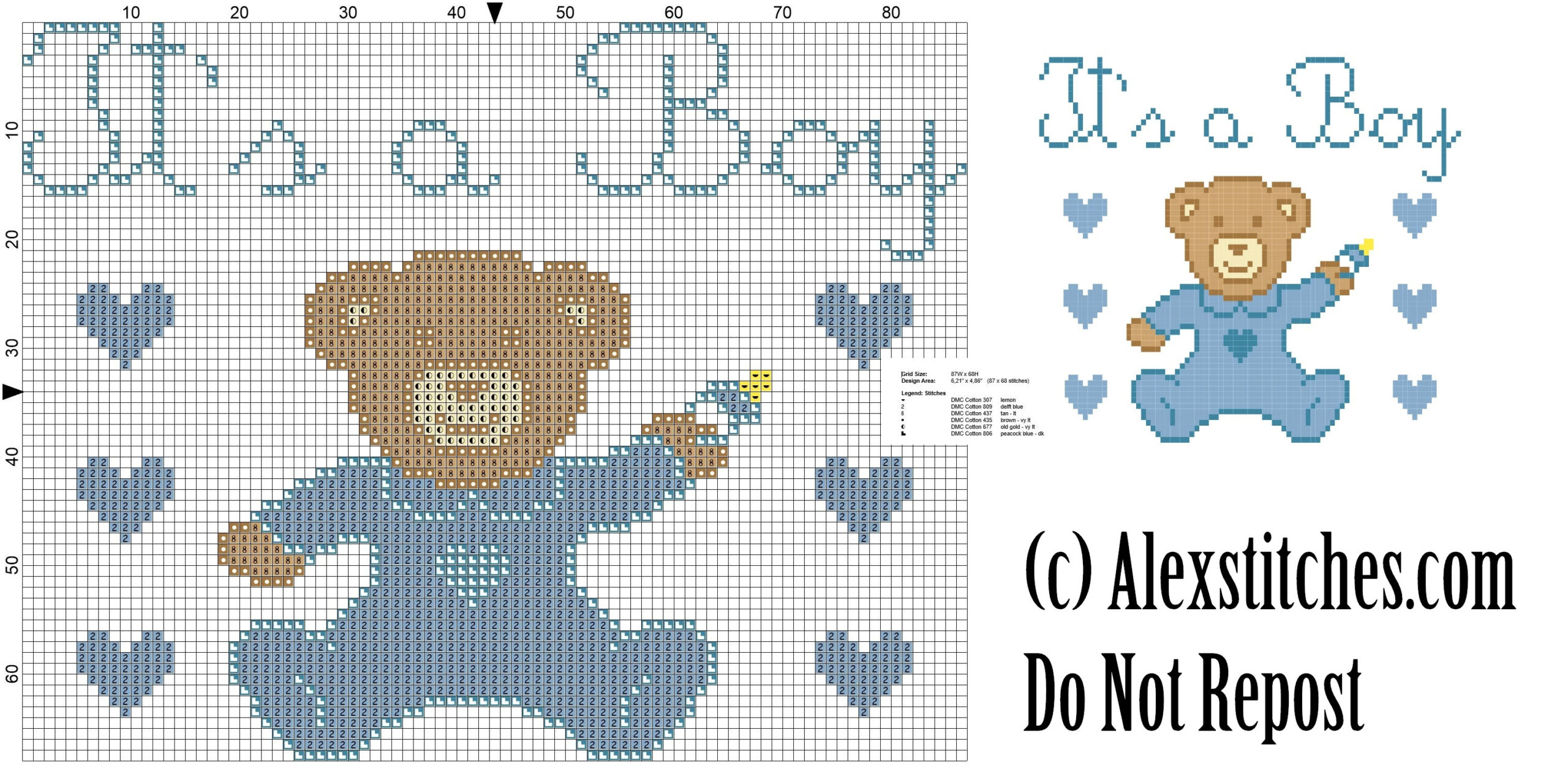 Birth Records Archives - Free Cross Stitch Patternsalex pertaining to Free Printable Cross Stitch Baby Patterns