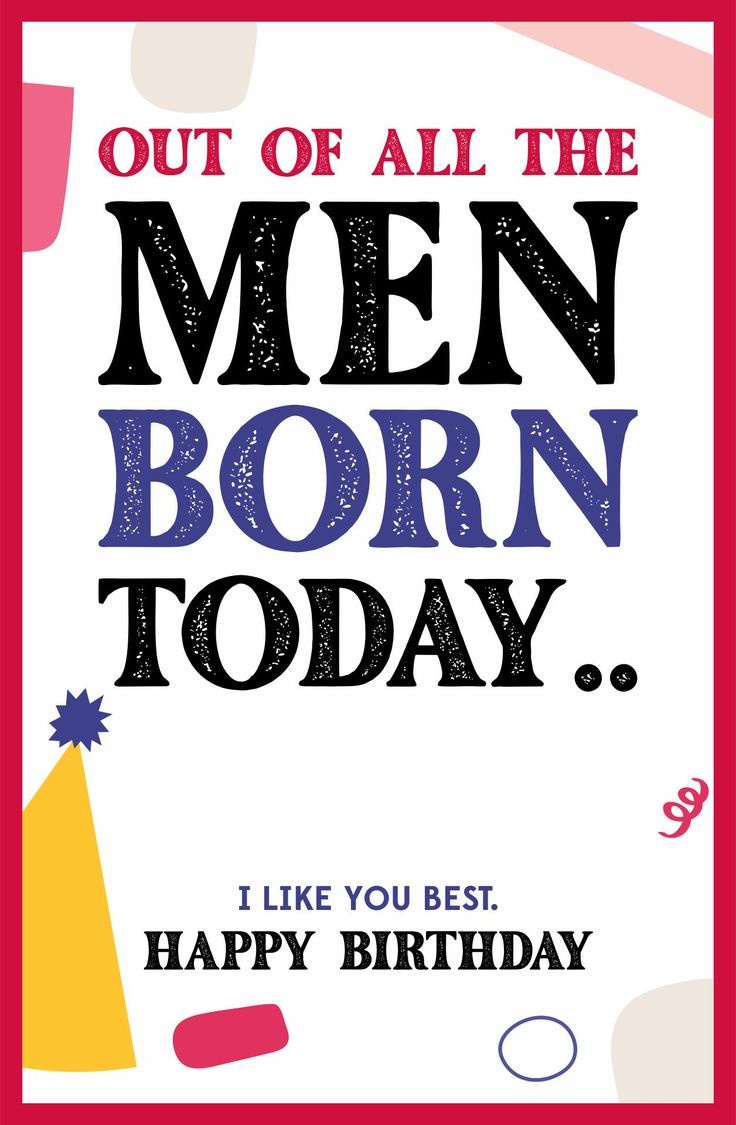 Birthday Cards For Him - 10 Free Pdf Printables | Printablee within Free Printable Birthday Cards For Men