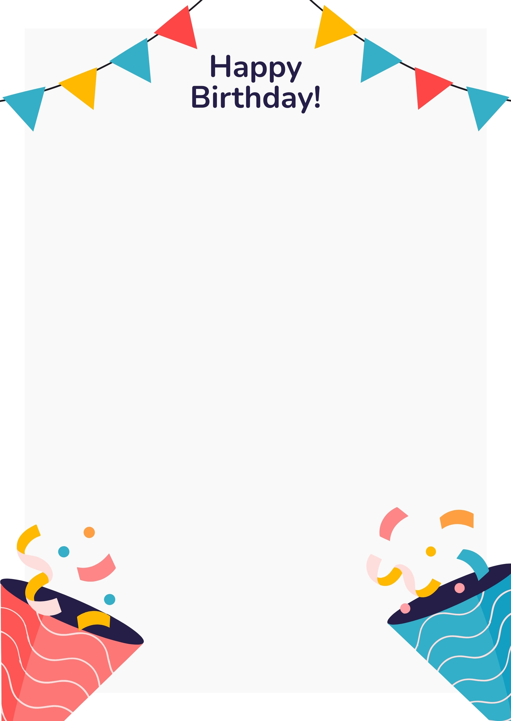 Birthday Page Border In Illustrator, Word, Google Docs - Download throughout Free Birthday Border Templates For Microsoft Word
