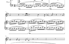 Bizet, Georges – Au Fond Du Temple Saint From The Pearl Fishers pertaining to Free Printable Fishers of Men Piano Sheet Music