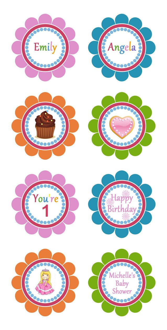 Blank Cupcake Toppers - 10 Free Pdf Printables | Printablee within Free Printable Birthday Cupcake Template