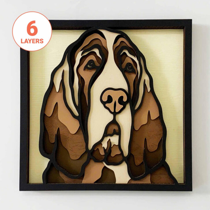 Free Printable Intarsia Bloodhound Patterns