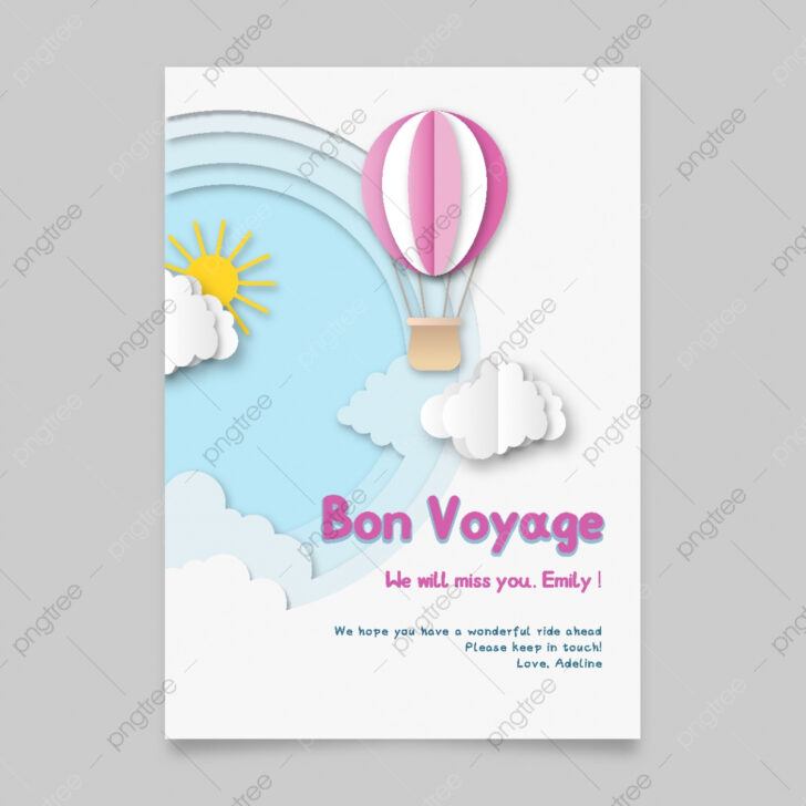 Free Bon Voyage Templates