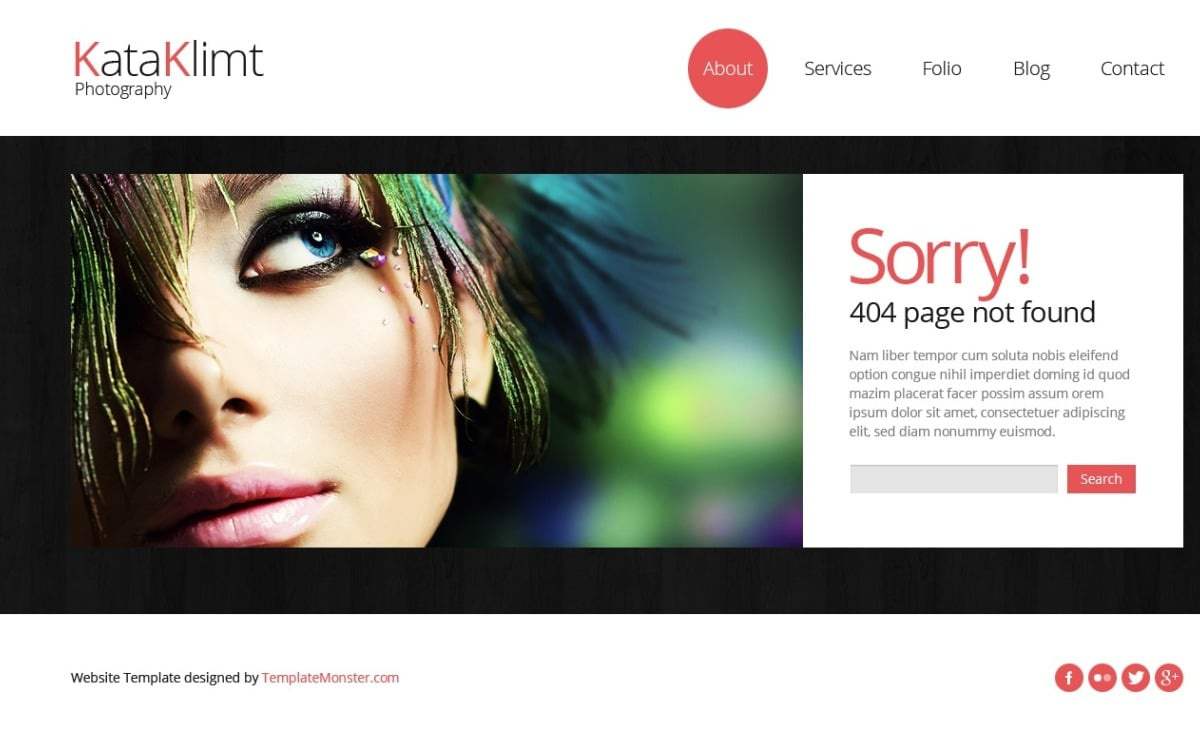 Bootstrap Free Responsive Template - Photography Website Template pertaining to Templatemonster Free Bootstrap Templates