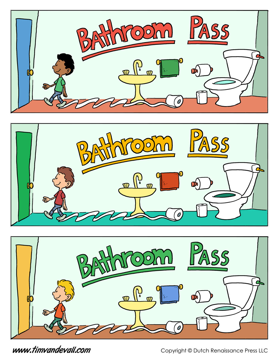 Boys-Bathroom-Pass-Template - Tim&amp;#039;S Printables with Free Printable Bathroom Passes
