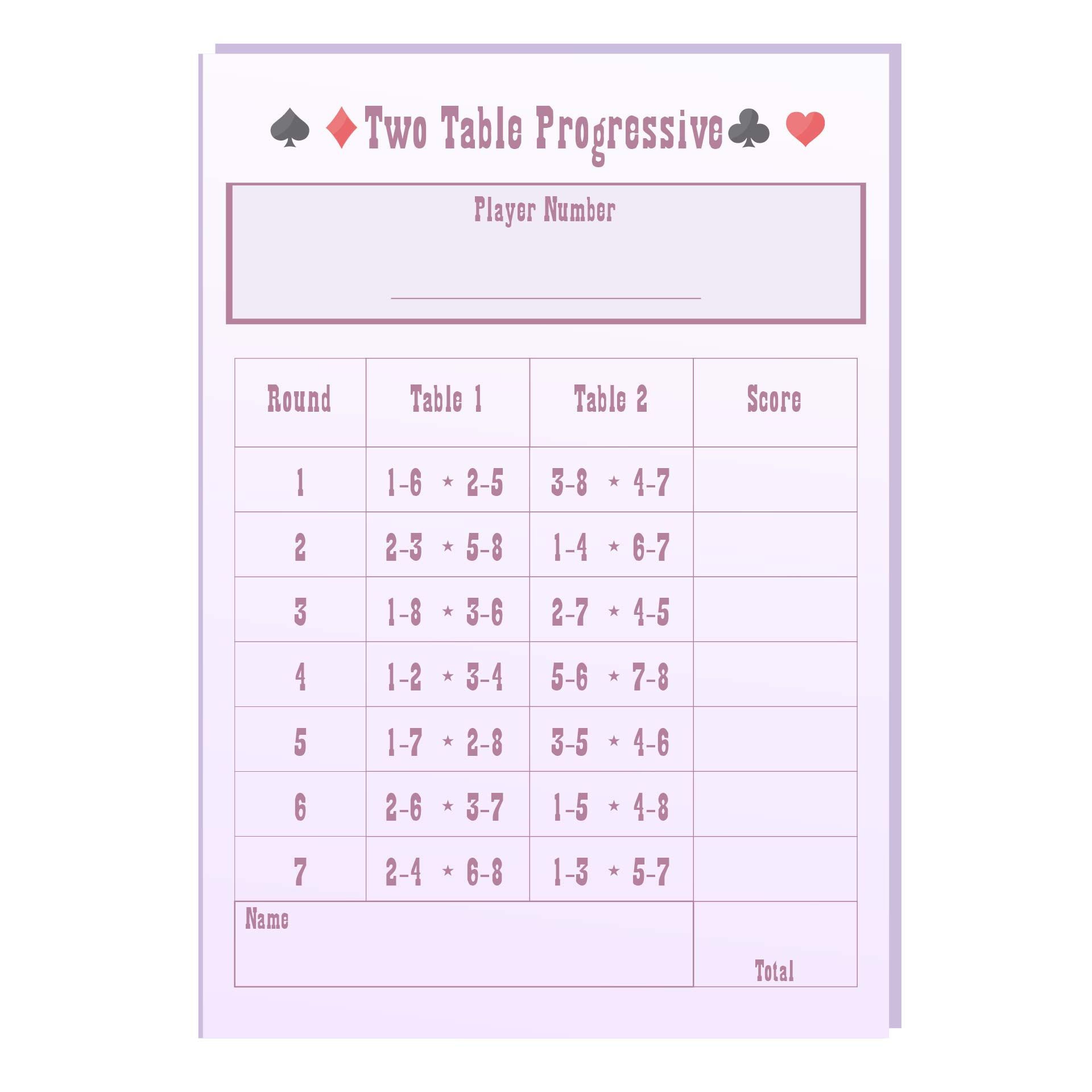 Bridge Tally Cards - 10 Free Pdf Printables | Printablee intended for Free Printable 2 Table Bridge Tallies