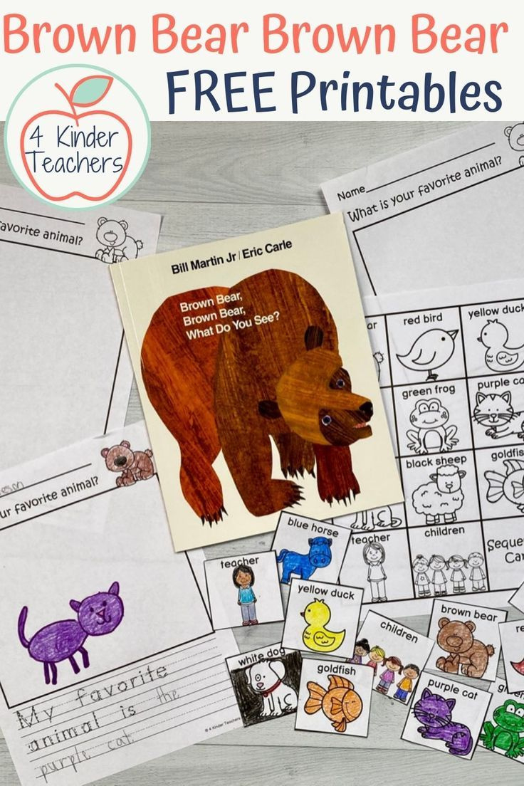 Brown Bear Brown Bear Printables Free regarding Brown Bear Brown Bear Printables Free