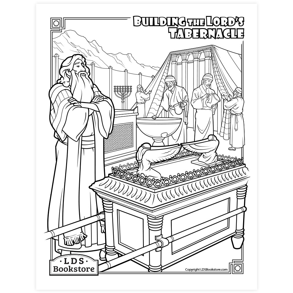 Building The Tabernacle Coloring Page - Printable regarding Free Printable Pictures Of Tabernacle
