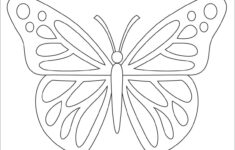 Butterfly Coloring Page: Free Printable Sheets For Kids with regard to Free Printable Butterfly