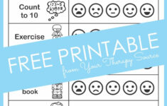 Calm Down Corner Ideas – Free Printables – Your Therapy Source in Calm Down Cards Free Printable