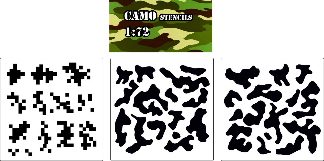 Camo Stencil 1:72 - Airbrush Und Pinstripe Store Lion-Art intended for Printable Camo Stencils