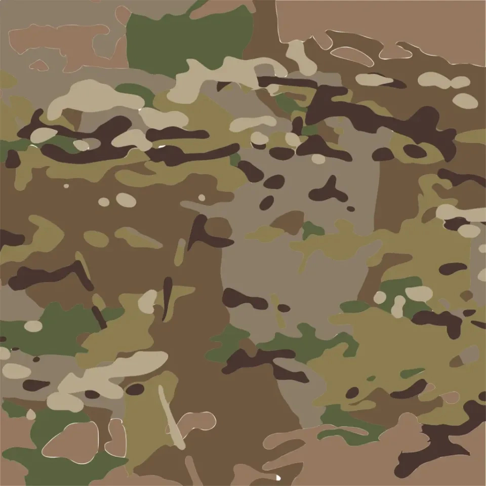 Camouflage Stencil Set Von Samk3D | Kostenloses Stl-Modell within Printable Camo Stencils