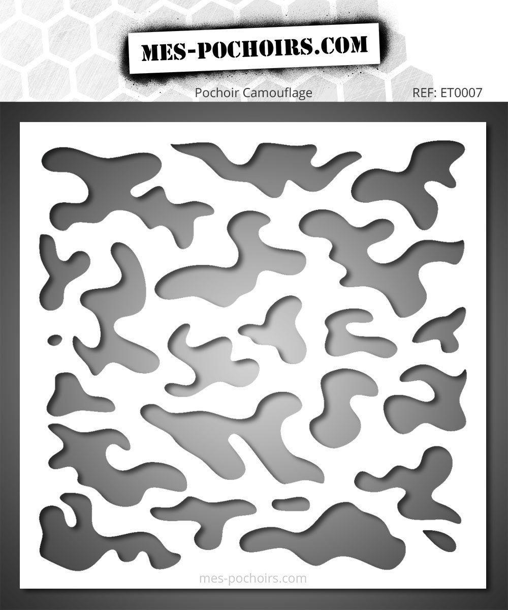 Camouflage Style Stencil - High Quality, Various Sizes regarding Free Printable Camo Templates For Painting