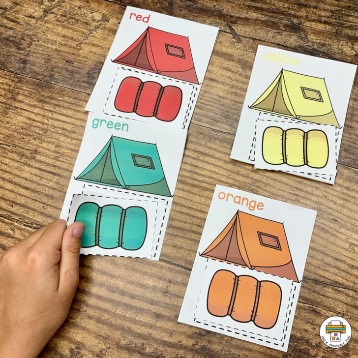 Free Camping Printables For Preschool