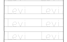 Carson Sadie Levi Rolan Madelyn Name Tracing Sheet throughout Free Preschool Name Printables
