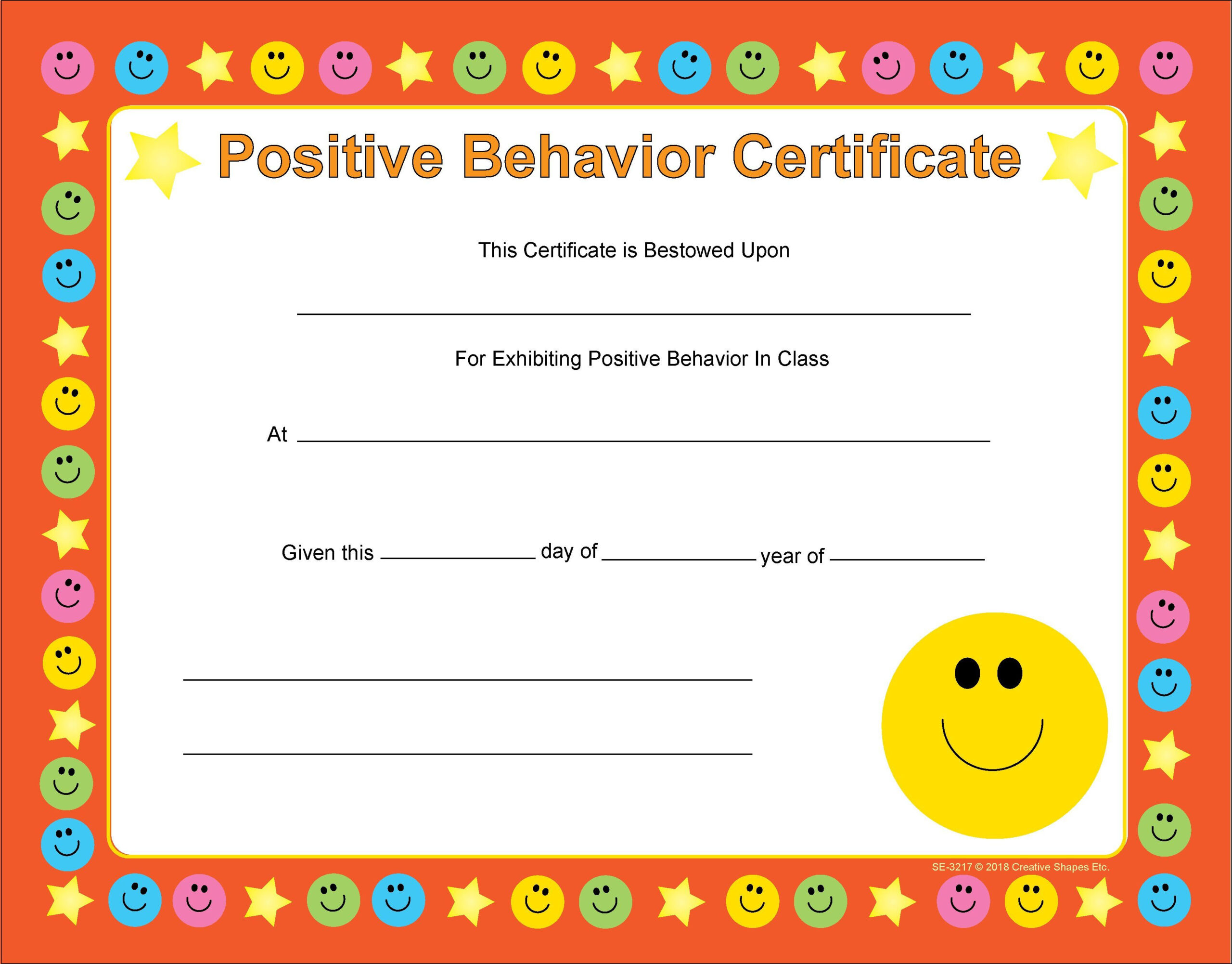 Certificate Templates: Discover 34 Certificate Ideas | Certificate in Free Printable Good Behavior Certificates