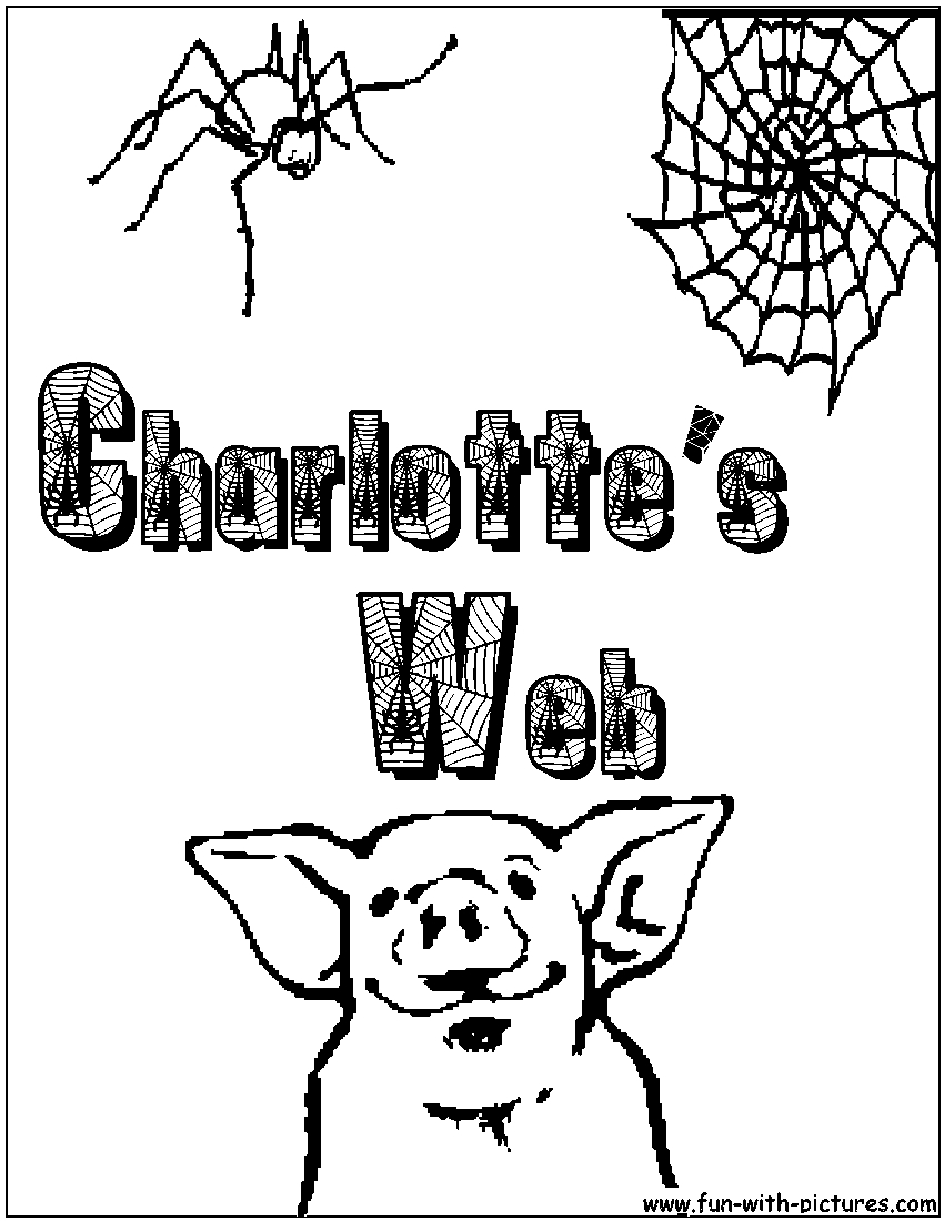 Charlottesweb Coloring Page throughout Charlottes Web Free Printables