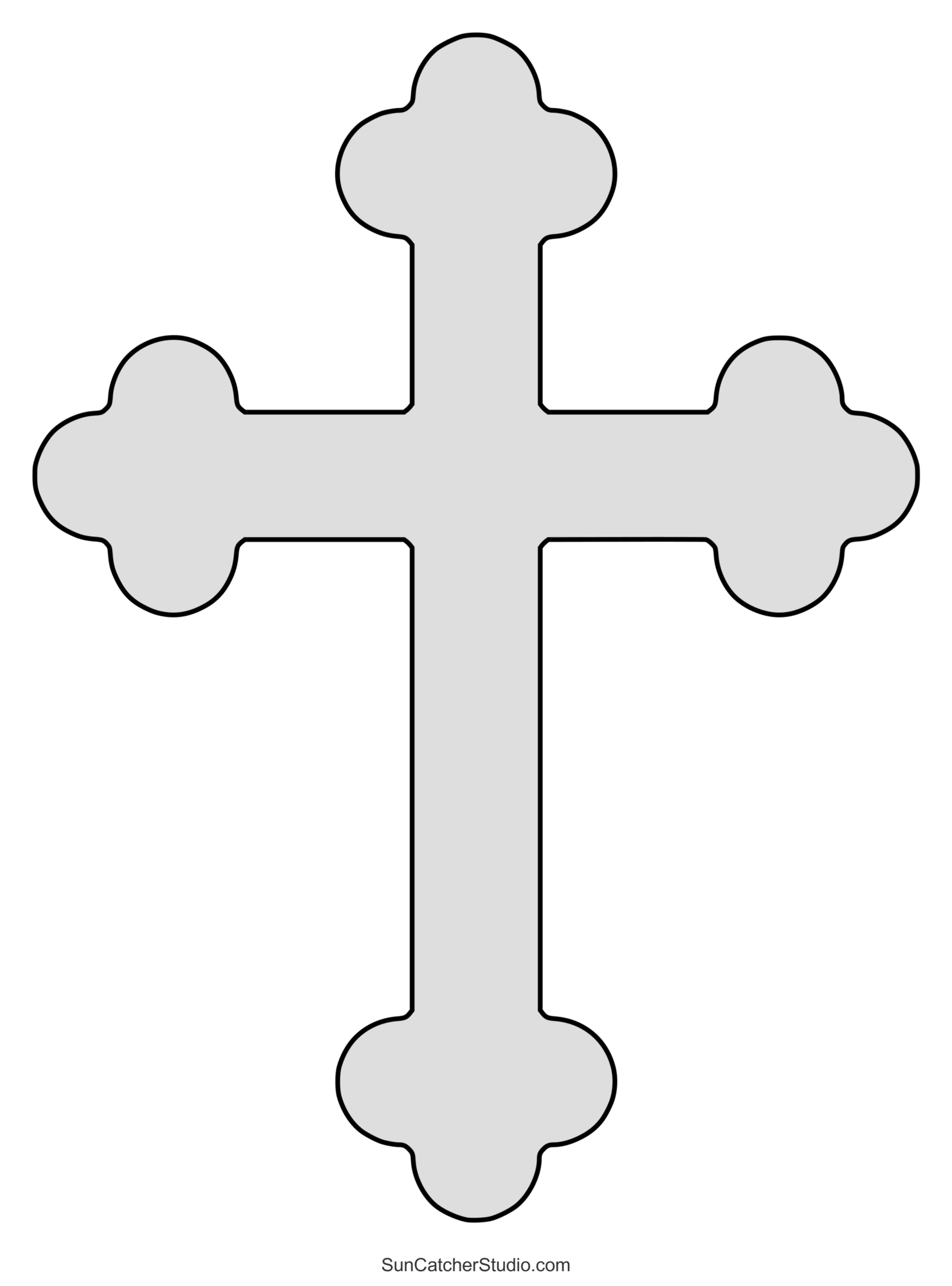 Christian Patterns And Religious Stencils &amp;amp; Templates – Free inside Cross Template Free