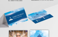 Church Business Card - Free Psd Business Card Template - 10026776 for Free Printable Religious Business Card Templates