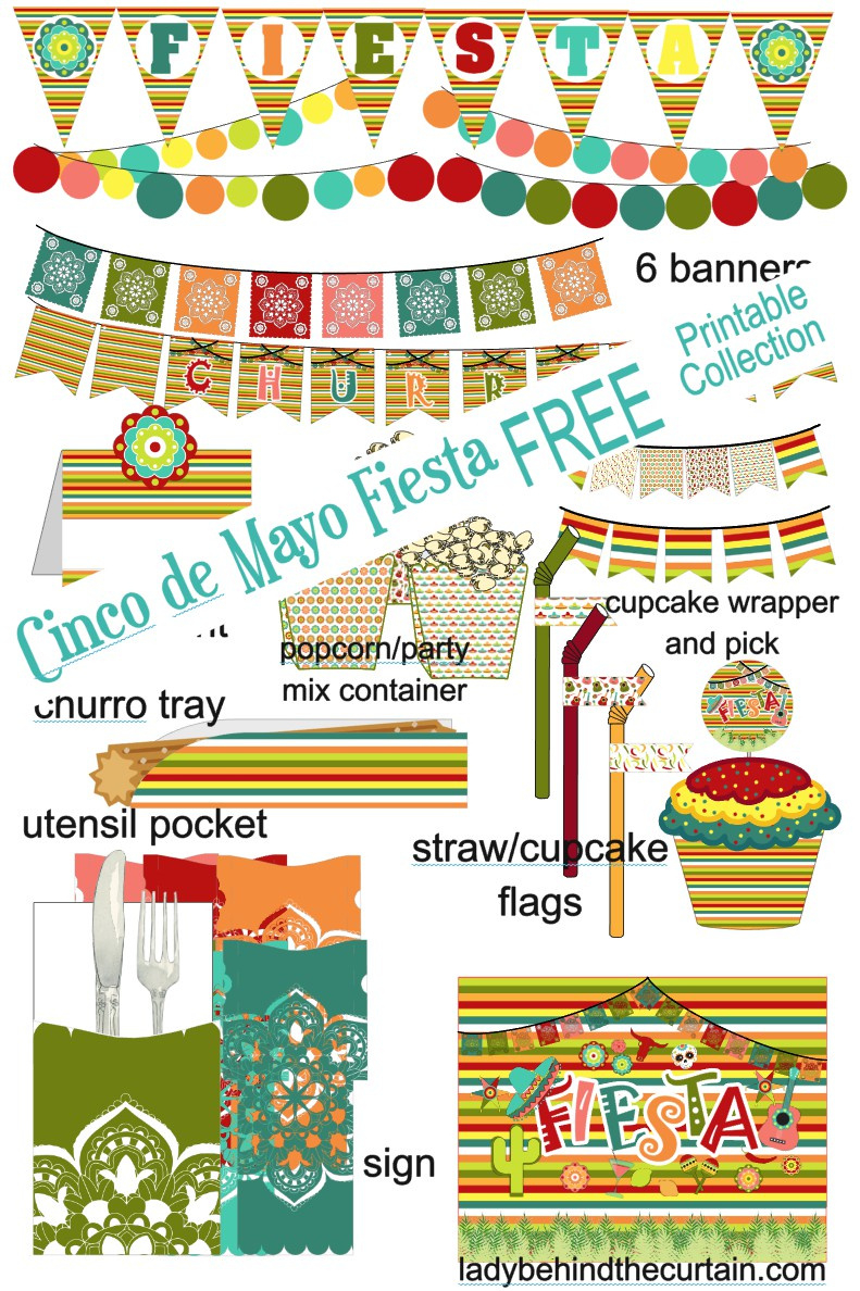 Cinco De Mayo Fiesta Party Free Printable Collection for Free Printable Cinco De Mayo Birthday Cards