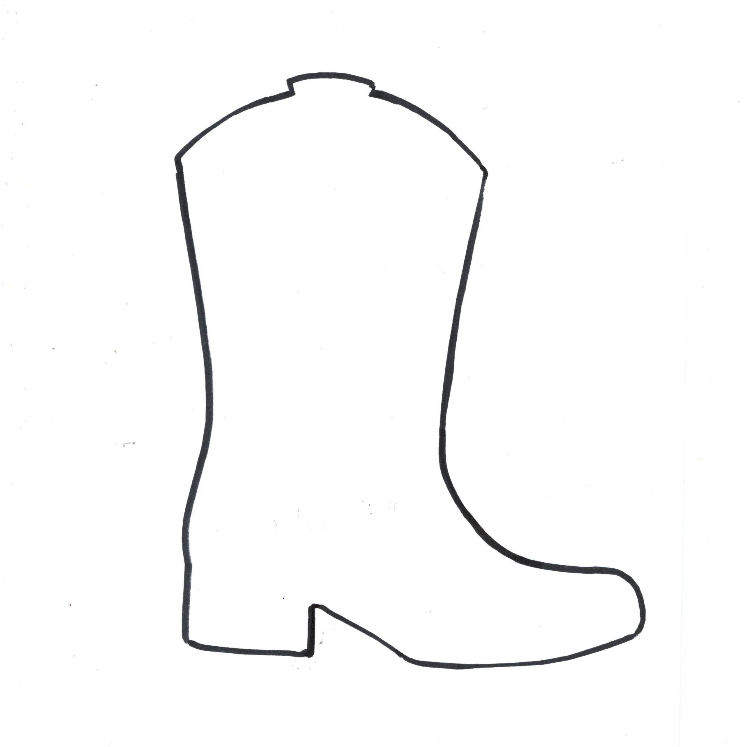 Cindy Derosier: My Creative Life: Cowboy Boot Craft For Kids with Cowboy Boot Template Free