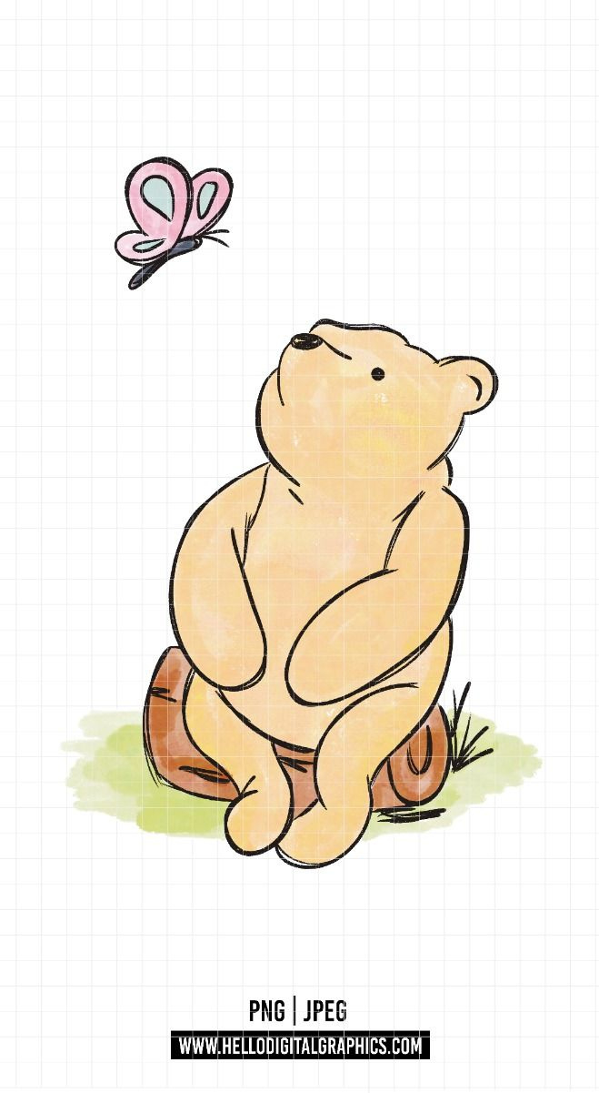 Classic Winnie The Pooh Full Colorur Png, Jpeg - Winnie The Pooh in Classic Winnie the Pooh Free Printables