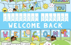 Classroom Banners — From The Pond with Free Printable Classroom Banners