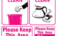 Clean Up On Pinterest pertaining to Free Printable Keep Kitchen Clean Signs