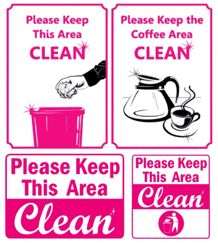 Free Printable Keep Kitchen Clean Signs