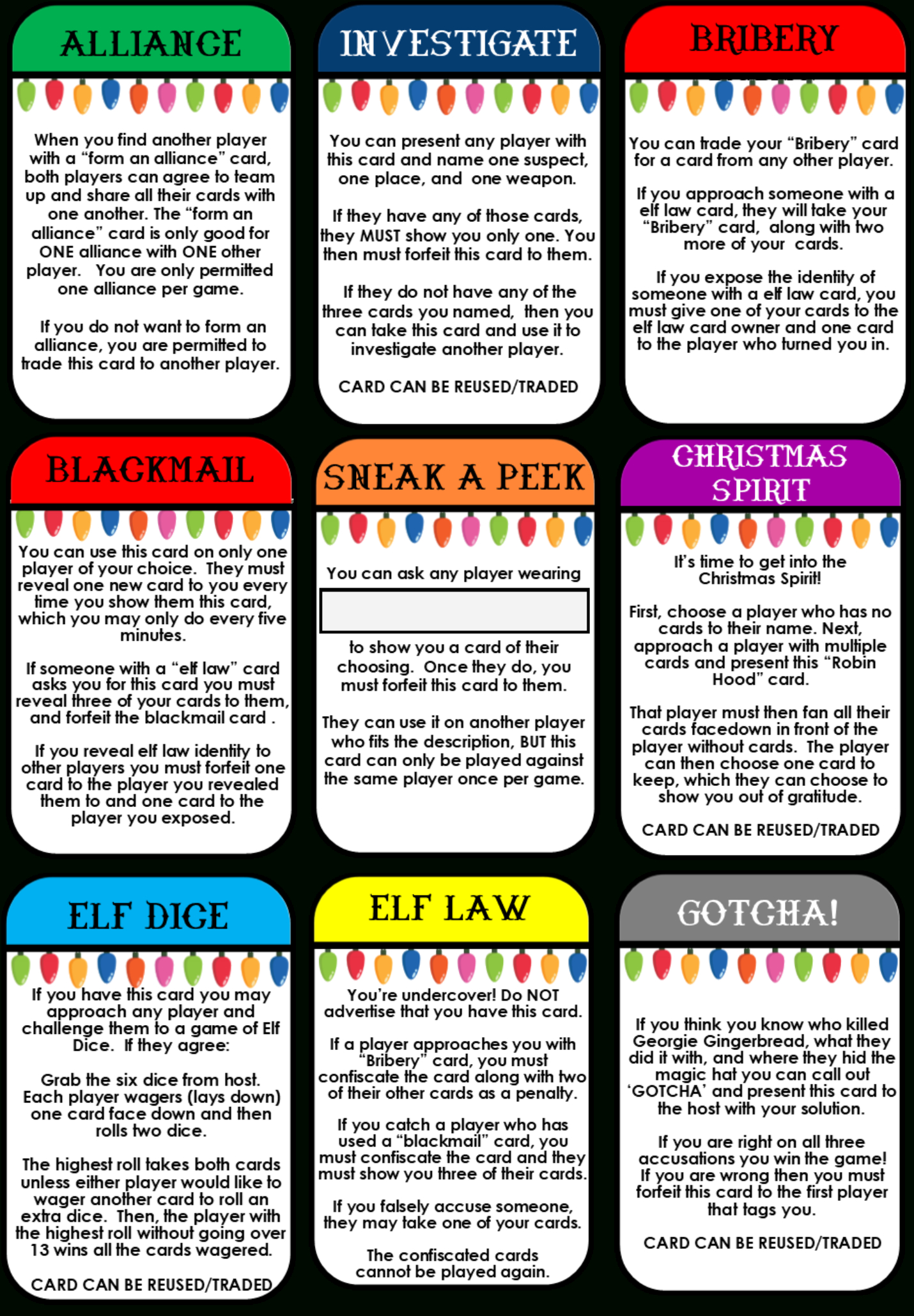 Clued-In Murder Mystery Christmas Scavenger Hunt -Printable Party regarding Free Murder Mystery Party Printables