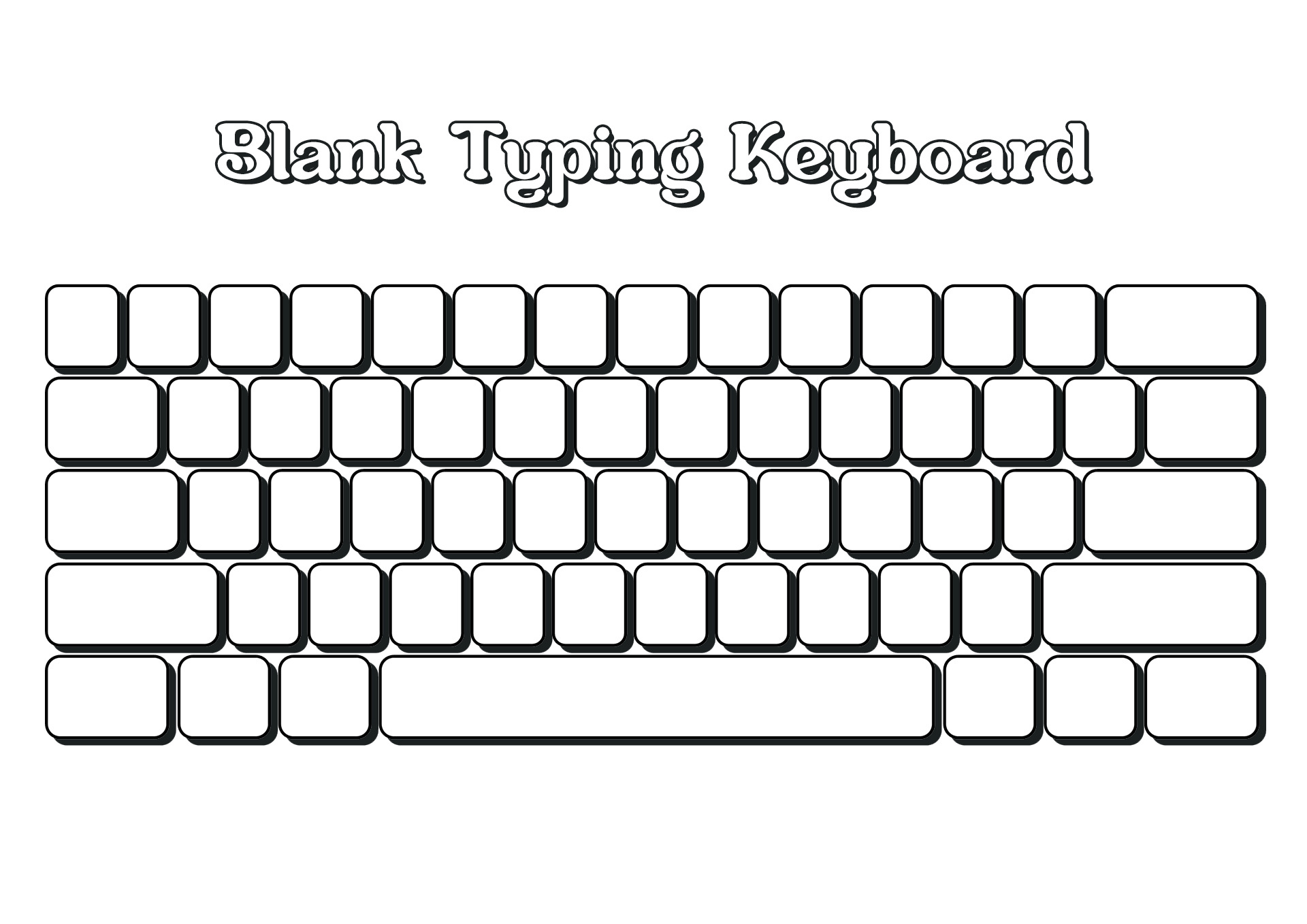 Computer Keyboard Printable Free with regard to Free Printable Keyboard Template