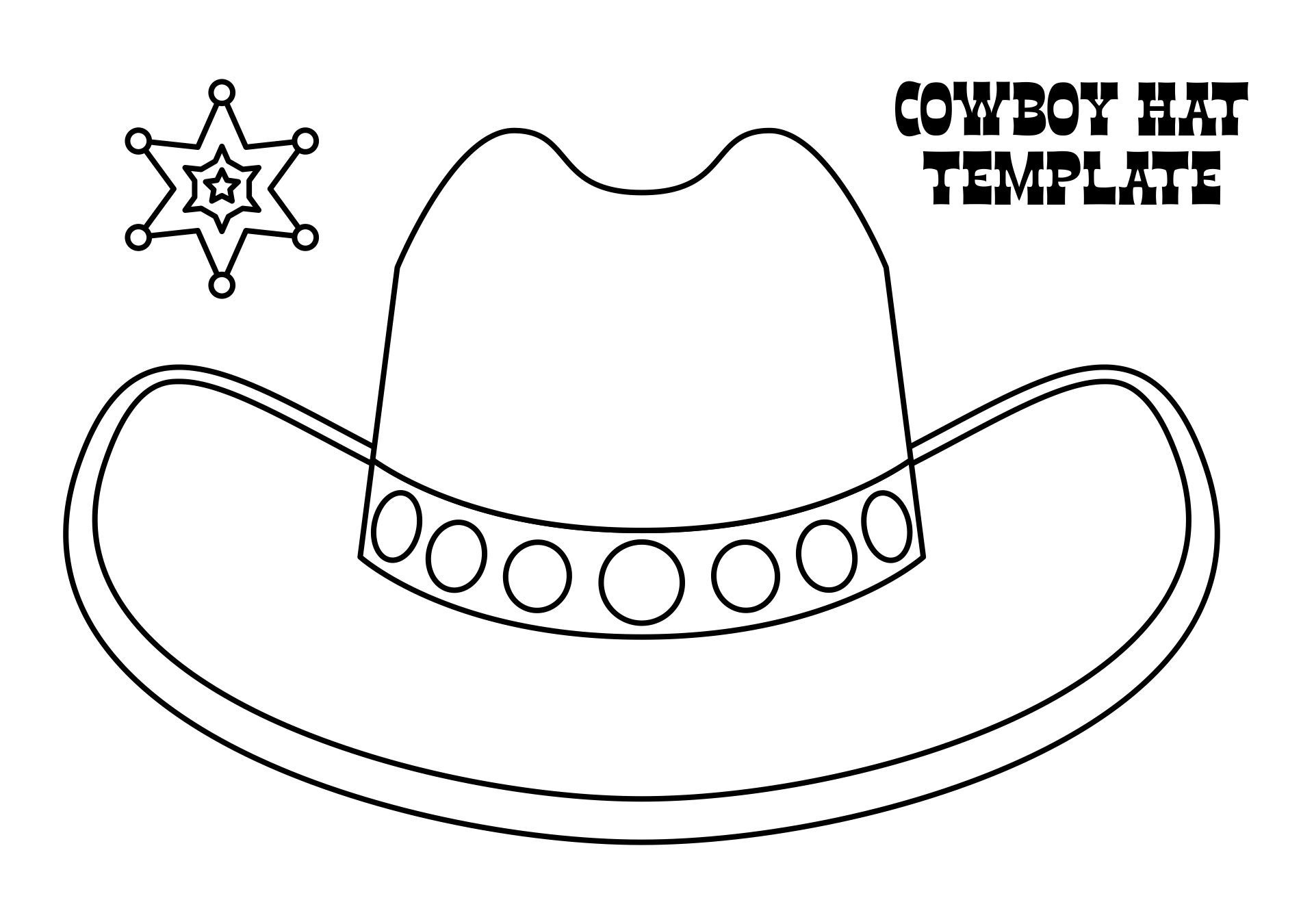 cowboy hat template 10 free pdf printables printablee in free printable cowboy hat stencil Cowboy Hat Template - 10 Free Pdf Printables | Printablee in Free Printable Cowboy Hat Stencil